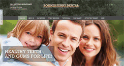 Desktop Screenshot of boonesferrydental.com